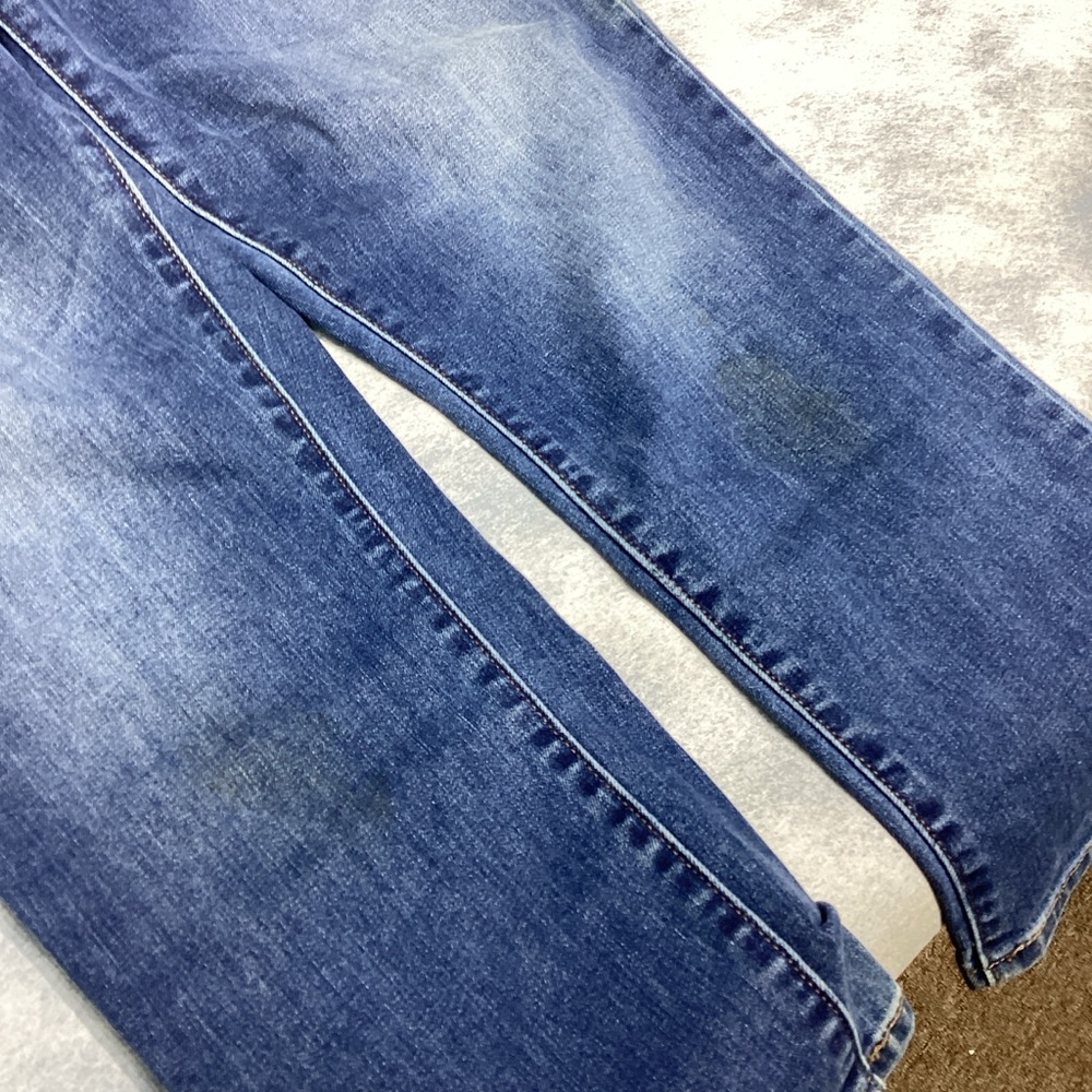 Levi’s Boyfriend Jeans Size 33 Women's Stretch 40x26 Crop Med Blue - Picture 8 of 8